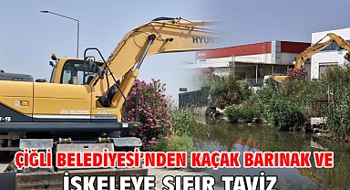 Çiğli Belediyesi’nden Kaçak Barınak ve İskeleye Sıfır Taviz