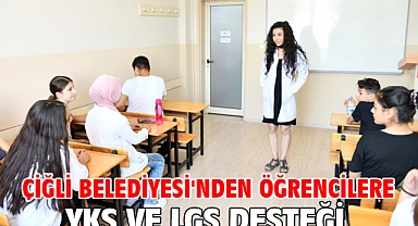 Çiğli Belediyesi'nden Öğrencilere YKS ve LGS Desteği