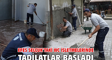 Efes Selçuk’taki Wc İşletmelerinde Tadilatlar Başladı