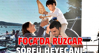 Foça’da Rüzgar sörfü heyecanı