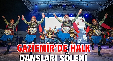Gaziemir’de halk dansları şöleni