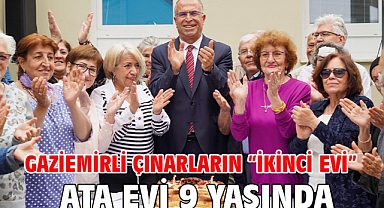 Gaziemirli çınarların “ikinci evi” Ata Evi 9 yaşında
