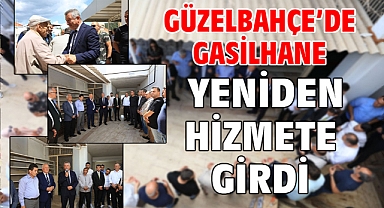 Güzelbahçe’de Gasilhane Yeniden Hizmete Girdi