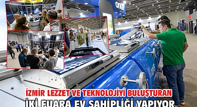 İzmir lezzet ve teknolojiyi buluşturan iki fuara ev sahipliği yapıyor