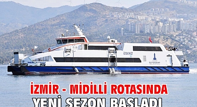 İzmir - Midilli rotasında yeni sezon başladı
