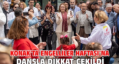 Konak’ta Engelliler Haftası’na dansla dikkat çekildi