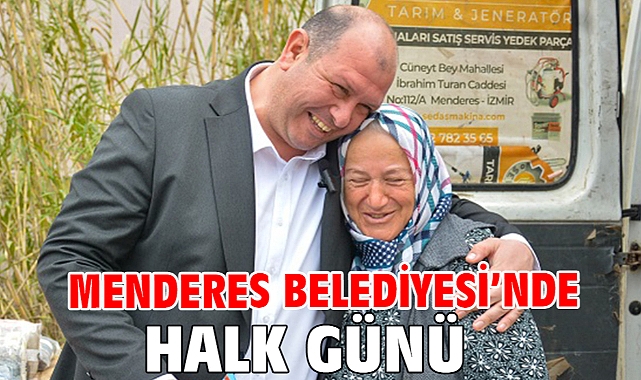 Menderes Belediyesi’nde Halk günü