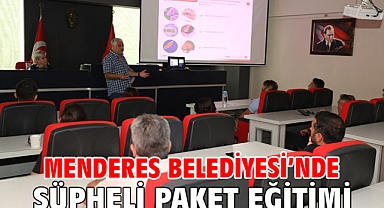 Menderes Belediyesi’nde Şüpheli Paket Eğitimi