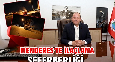 Menderes'te İlaçlama Seferberliği