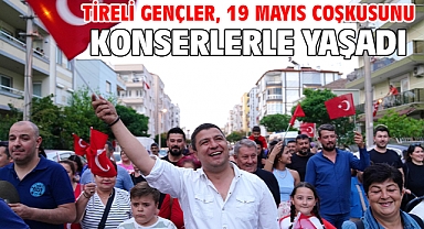 Tireli gençler, 19 Mayıs coşkusunu konserlerle yaşadı