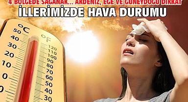 4 bölgede sağanak! Akdeniz, Ege ve Güneydoğu dikkat! İllerimizde hava durumu!