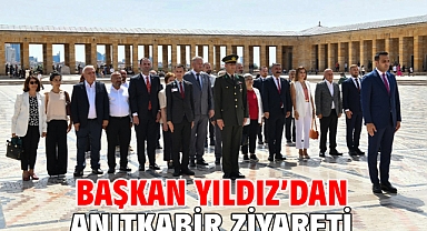 Başkan Yıldız’dan Anıtkabir Ziyareti