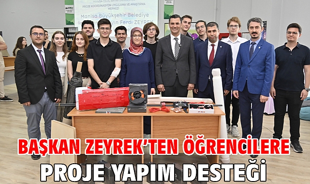 Başkan Zeyrek'ten Öğrencilere Proje Yapım Desteği