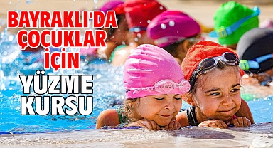 Bayraklı'da çocuklar için yüzme kursu