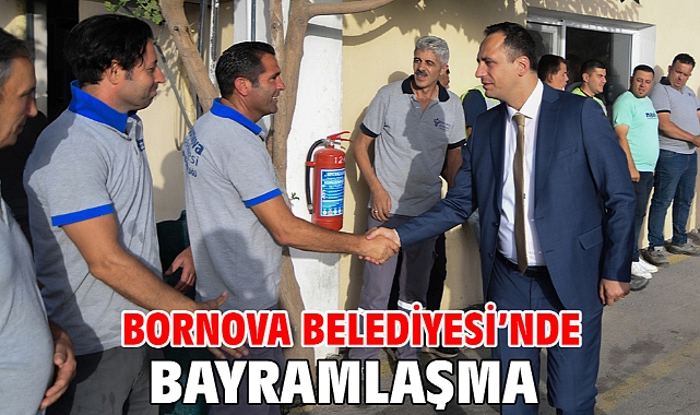 Bornova Belediyesi’nde bayramlaşma