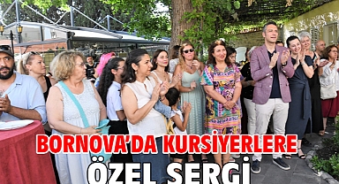 Bornova’da kursiyerlere özel sergi