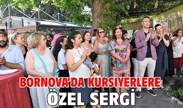 Bornova’da kursiyerlere özel sergi