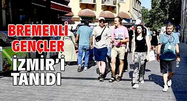 Bremenli gençler İzmir’i tanıdı   
