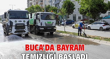 Buca'da bayram temizliği başladı