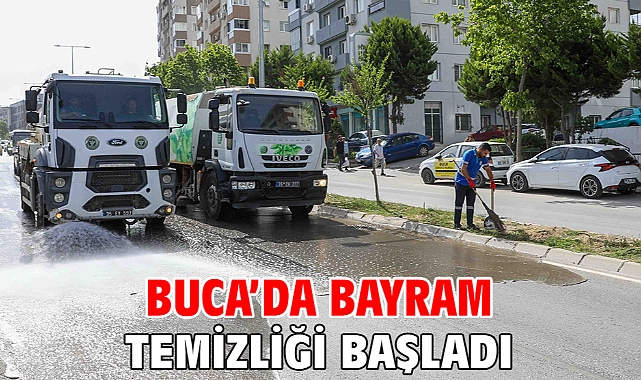 Buca'da bayram temizliği başladı