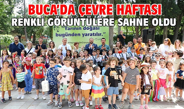 Buca’da Çevre Haftası renkli görüntülere sahne oldu