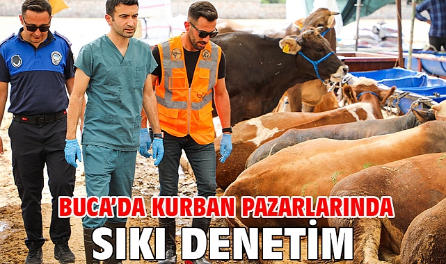 Buca’da kurban pazarlarında sıkı denetim