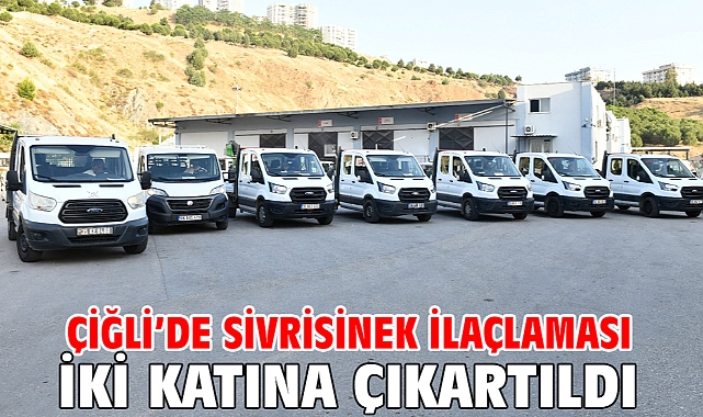 Çiğli’de Sivrisinek İlaçlaması İki Katına Çıkartıldı