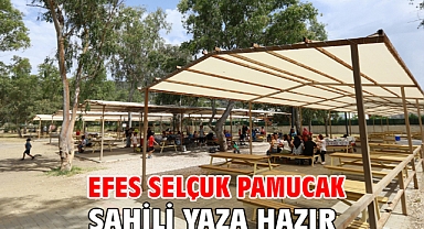 Efes Selçuk Pamucak Sahili Yaza Hazır