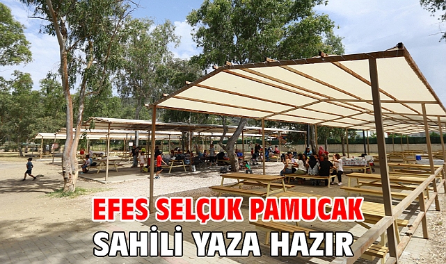Efes Selçuk Pamucak Sahili Yaza Hazır