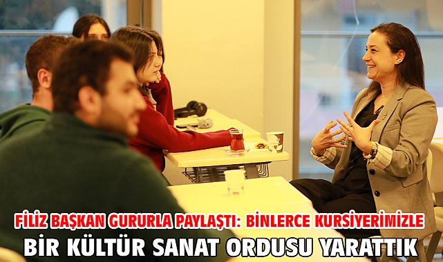 Filiz Başkan Gururla Paylaştı: Binlerce Kursiyerimizle Bir Kültür Sanat Ordusu Yarattık