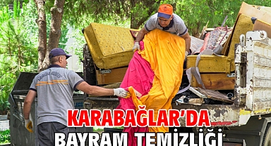 Karabağlar’da bayram temizliği