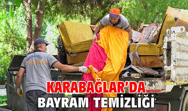 Karabağlar’da bayram temizliği