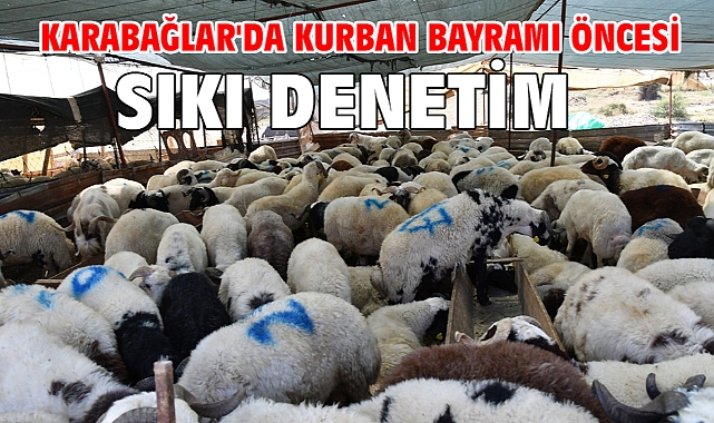 Karabağlar'da Kurban Bayramı öncesi sıkı denetim