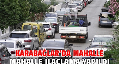 Karabağlar’da mahalle mahalle ilaçlama yapıldı