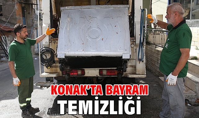 Konak’ta bayram temizliği