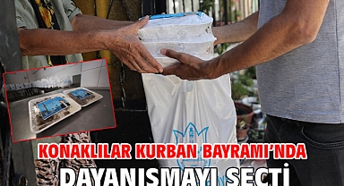 Konaklılar Kurban Bayramı’nda dayanışmayı seçti