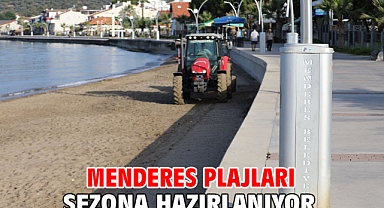 Menderes Plajları Sezona Hazırlanıyor