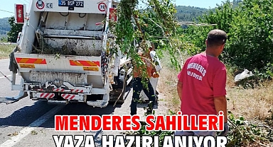 Menderes Sahilleri Yaza Hazırlanıyor