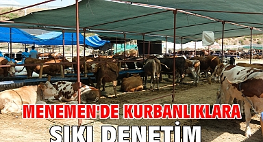 Menemen'de Kurbanlıklara Sıkı Denetim