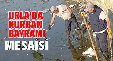 Urla'da Kurban Bayramı mesaisi