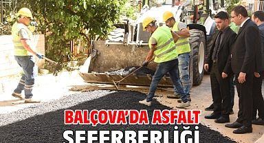 Balçova’da asfalt seferberliği