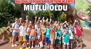 Balçovalı çocuklar yaz etkinlikleriyle mutlu oldu