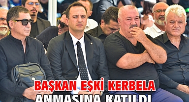 Başkan Eşki Kerbela anmasına katıldı