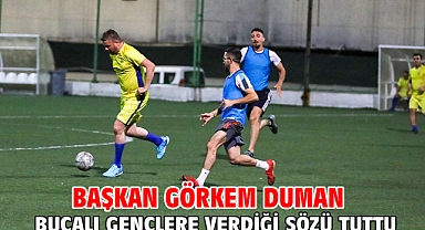 Başkan Görkem Duman Bucalı gençlere verdiği sözü tuttu