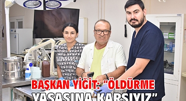 Başkan Yiğit: “Öldürme yasasına karşıyız”