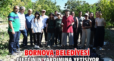 Bornova Belediyesi çiftçinin yardımına yetişiyor