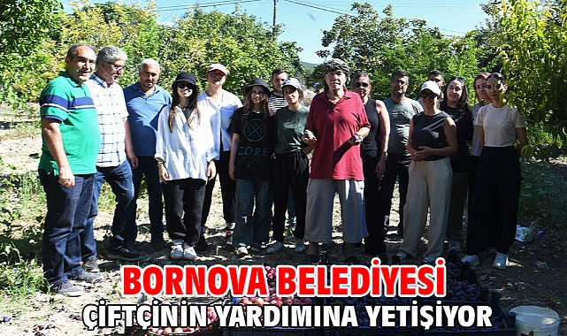 Bornova Belediyesi çiftçinin yardımına yetişiyor