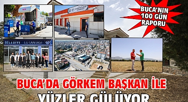 Buca’da Görkem Başkan ile yüzler gülüyor