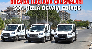 Buca'da ilaçlama çalışmaları son hızla devam ediyor