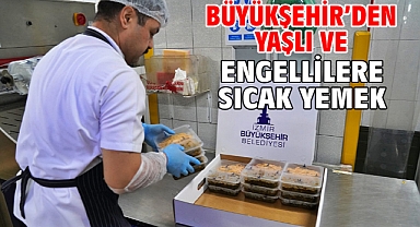Büyükşehir’den yaşlı ve engellilere sıcak yemek